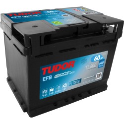 Batería Batteria Start-Stop Tudor TL600 12V 60Ah 640A EFB para KIA Cee'd Hatchback 1.4 2009